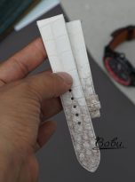 Himalayan Alligator leather watch strap handmade with Quick release pins (5)