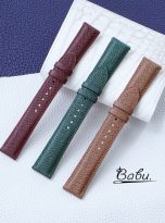 Taiga leather watch strap with Quick release spring bars – handmade watch band (1)