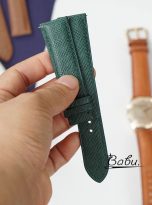 Taiga leather watch strap with Quick release spring bars – handmade watch band (11)