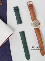 Taiga leather watch strap with Quick release spring bars – handmade watch band (12)