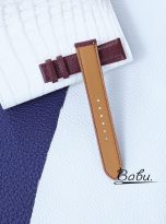 Taiga leather watch strap with Quick release spring bars – handmade watch band (14)