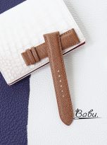 Taiga leather watch strap with Quick release spring bars – handmade watch band (3)