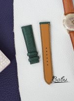 Taiga leather watch strap with Quick release spring bars – handmade watch band (9)